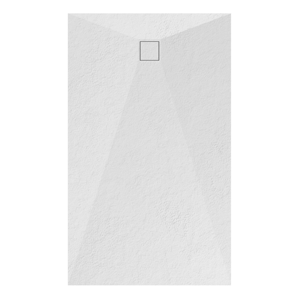 Welland kőhatású zuhanytálca szifonnal 90 x 150 cm - fehér (GT-15090SS) akciós termékkép 1