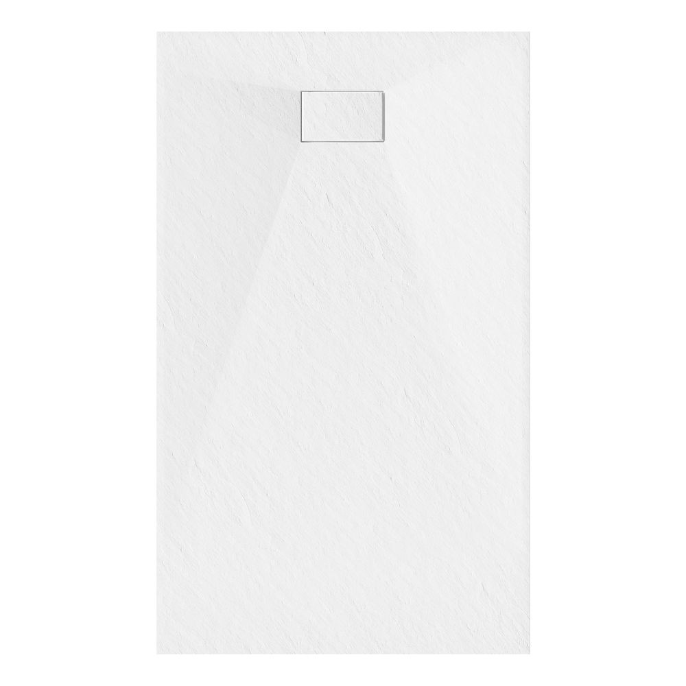 Welland kőhatású zuhanytálca szifonnal 90 x 170 cm - fehér (GT-17090SS) akciós termékkép 1