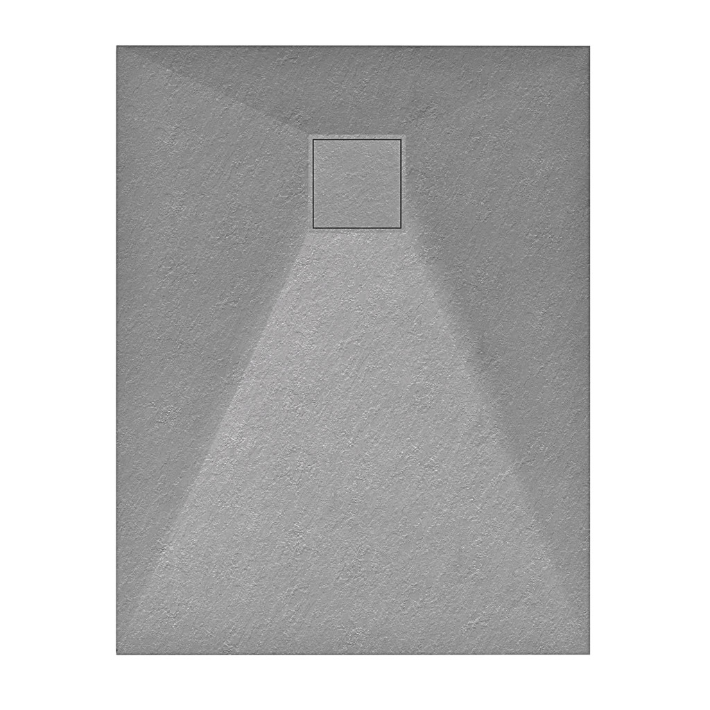 Welland kőhatású zuhanytálca szifonnal 70 x 90 cm - szürke (GT-9070SS) akciós termékkép 1