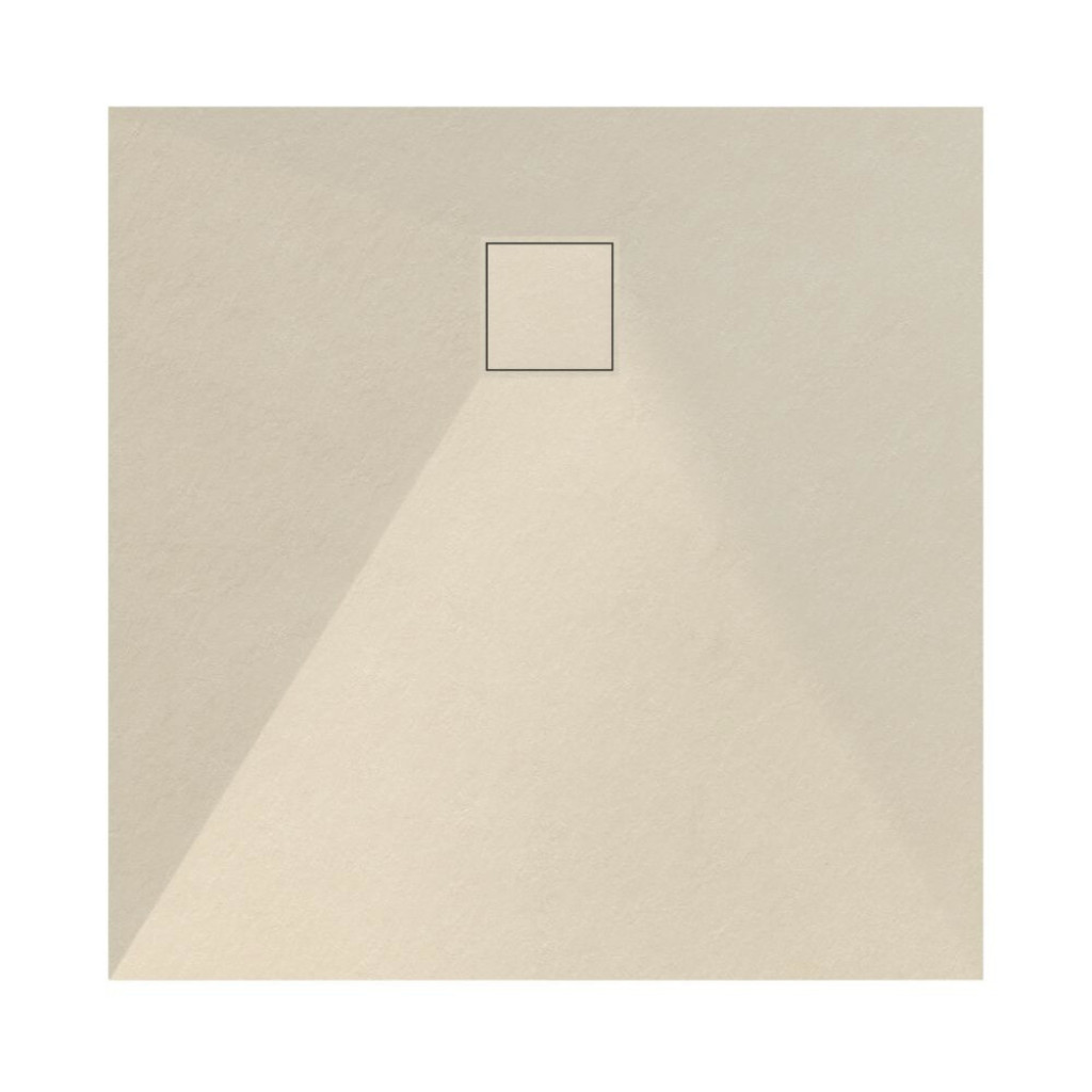 Welland kőhatású zuhanytálca szifonnal 90 x 90 cm - bézs (GT-9090SS) akciós termékkép 1