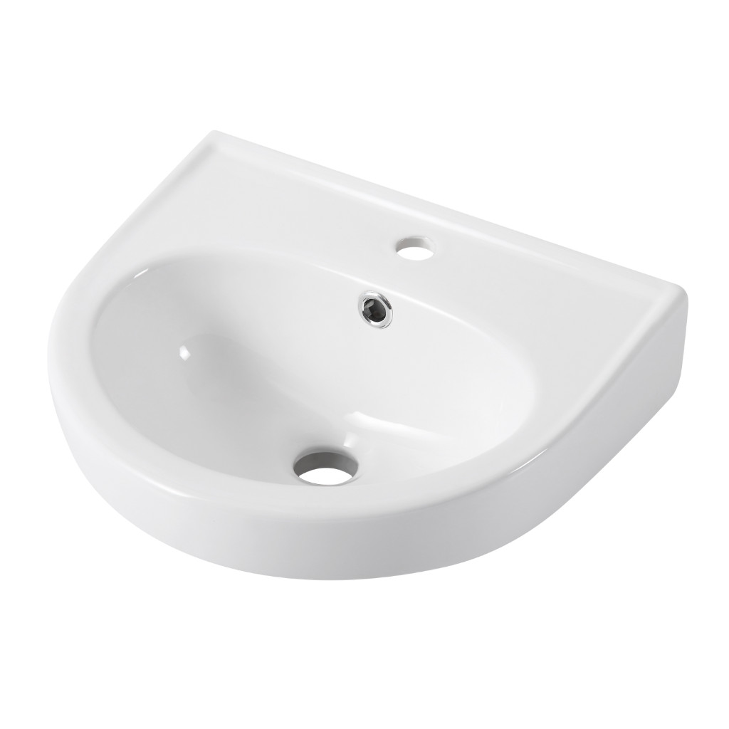 Welland H-5045 falra szerelhető mosdókagyló - 41 x 36 cm akciós termékkép 1