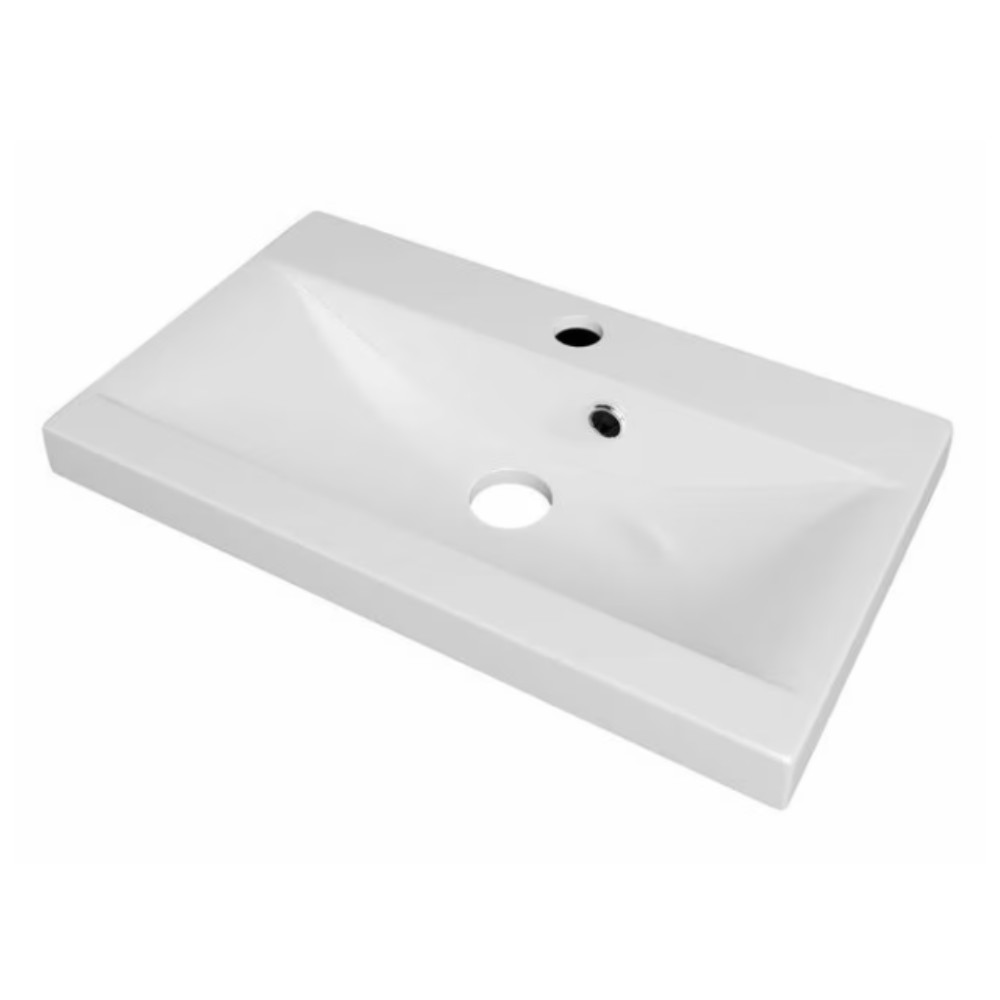 Furnitech Venezia fürdőszobabútorra szerelhető mosdókagyló - 60 x 35 cm akciós termékkép 1
