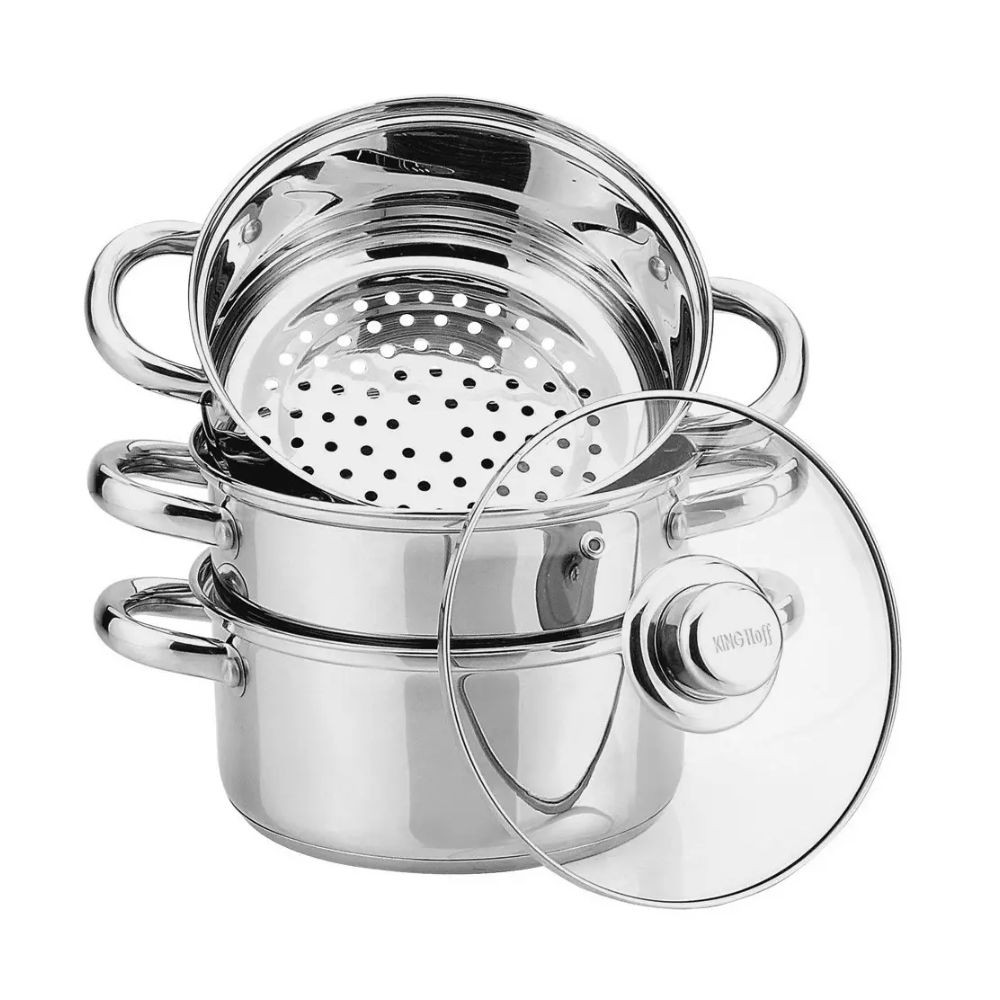Kinghoff 4 részes pároló edény készlet Ø20cm - 3.1L (KH-3321) akciós termékkép 1