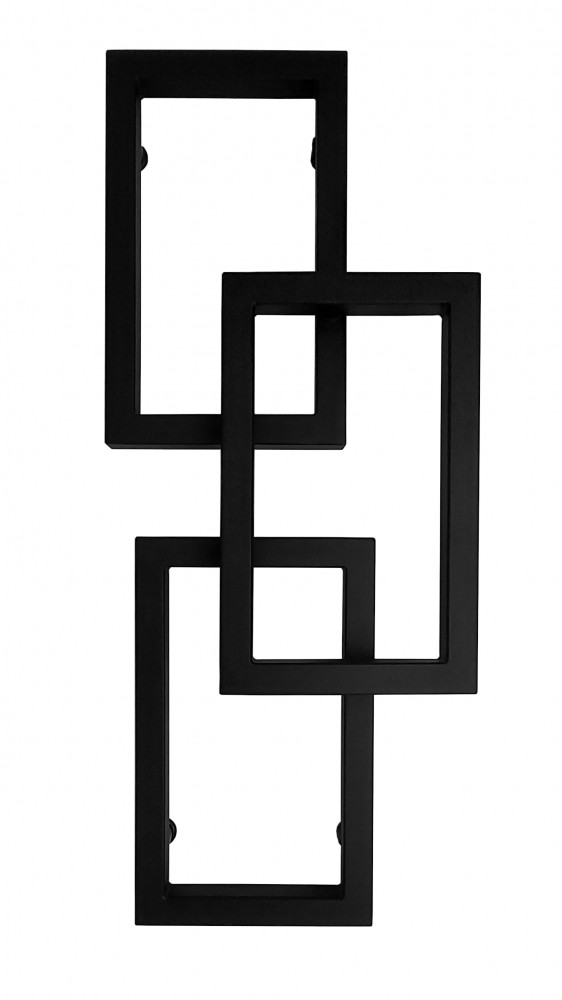 Weberg LOTUS Design Törölközőszárítós Radiátor 87x36 cm (Fekete) akciós termékkép 1