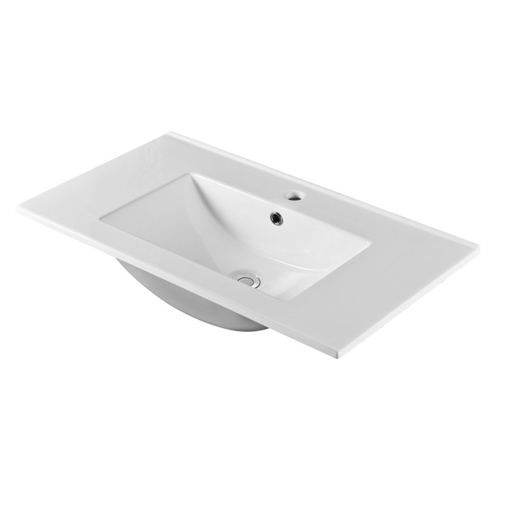 Welland S2047-80 fürdőszobabútorra szerelhető mosdókagyló - 81 x 46 cm akciós termékkép 1