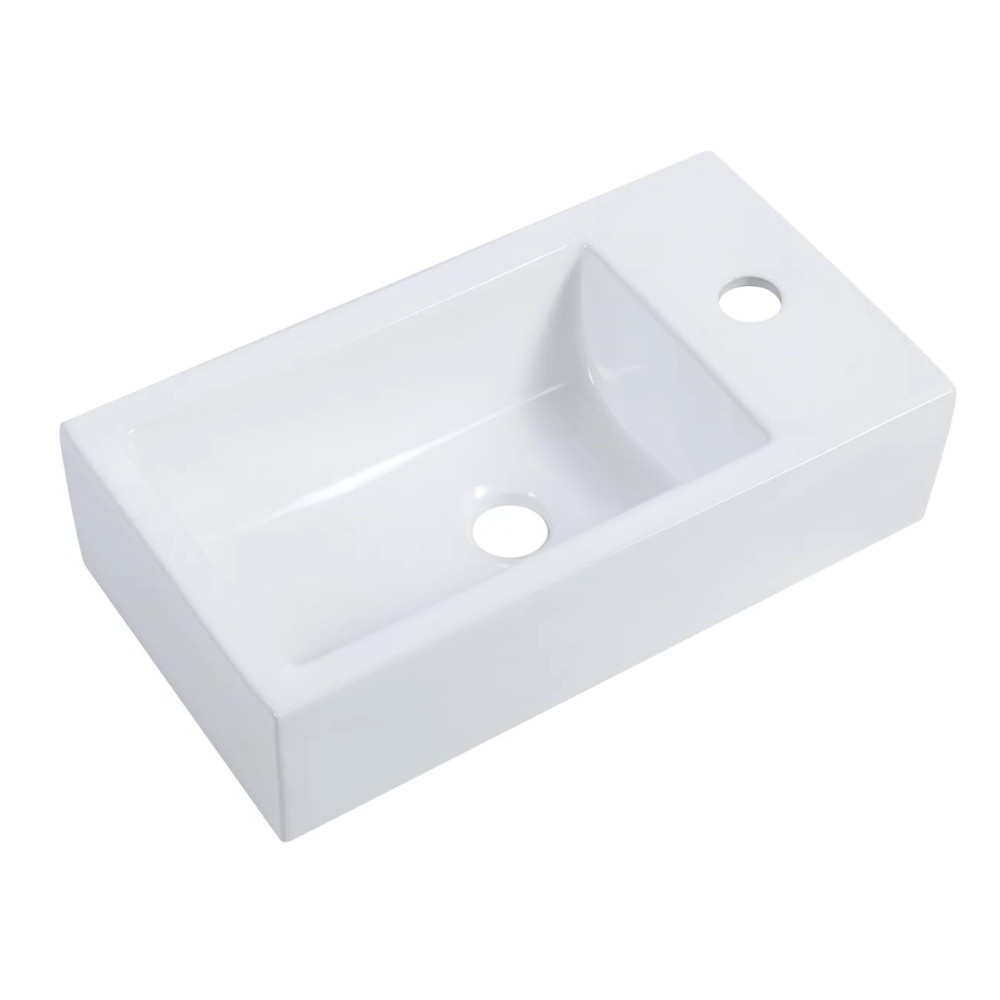 Welland Y9272L fali mosdókagyló - 37 x 18 cm akciós termékkép 1