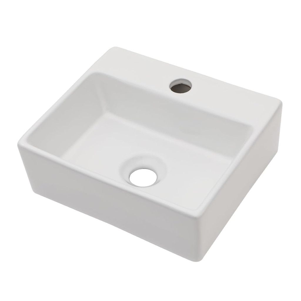 Welland Y9289 falra / pultra szerelhető mosdókagyló - 38 x 30 cm akciós termékkép 1