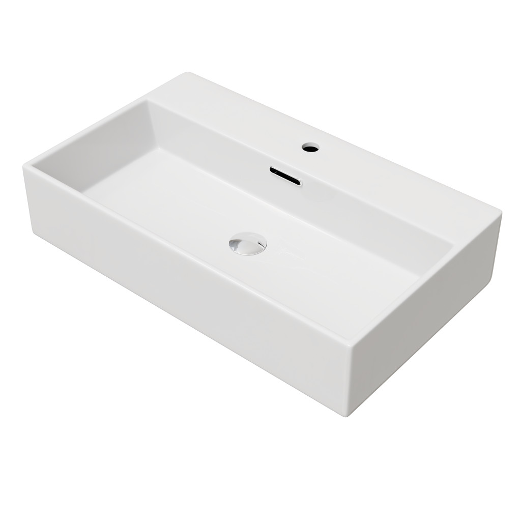 Welland Y9477D pultra építhető mosdókagyló - 70 x 42 cm akciós termékkép 1