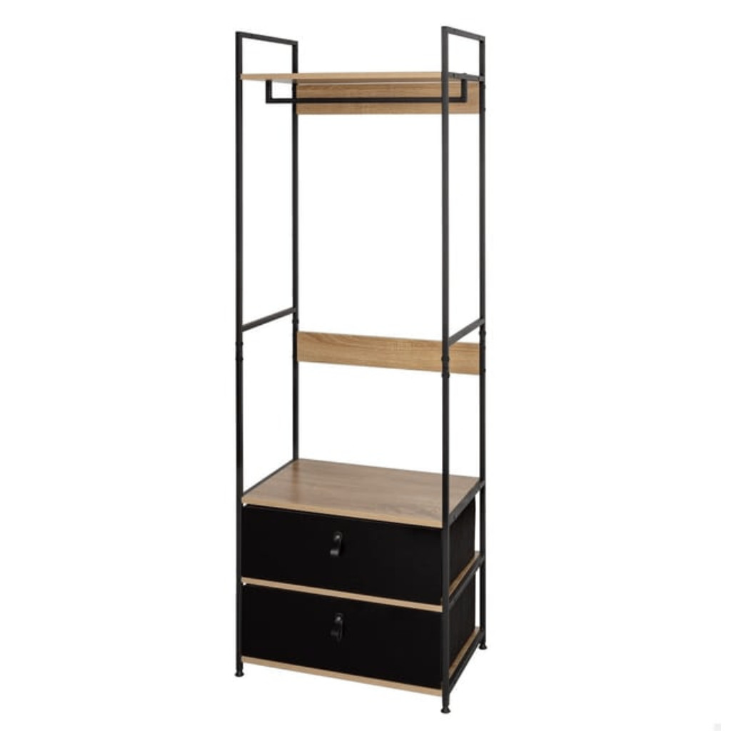 Intenso Compact fiókos ruhatároló polc / nyitott gardrób - 60 x 175 cm akciós termékkép 1