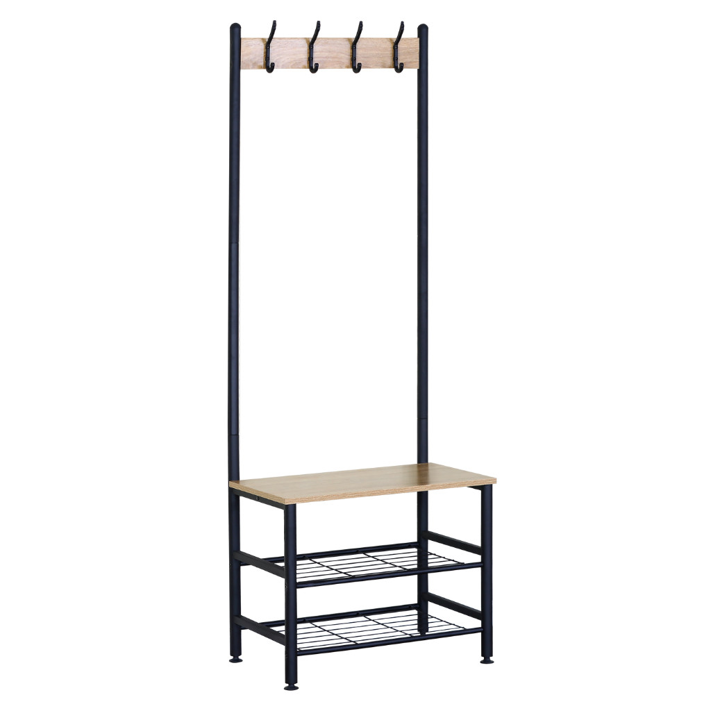 Intenso Compact előszoba fogas cipőtárolóval - 60 x 175 cm akciós termékkép 1